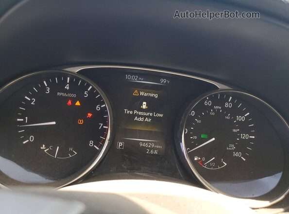 KNMAT2MT0GP657278 2016 NISSAN ROGUE Gray Вид щитка приладів