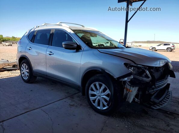 KNMAT2MT0GP672718 2016 NISSAN ROGUE Silver Delantero derecho