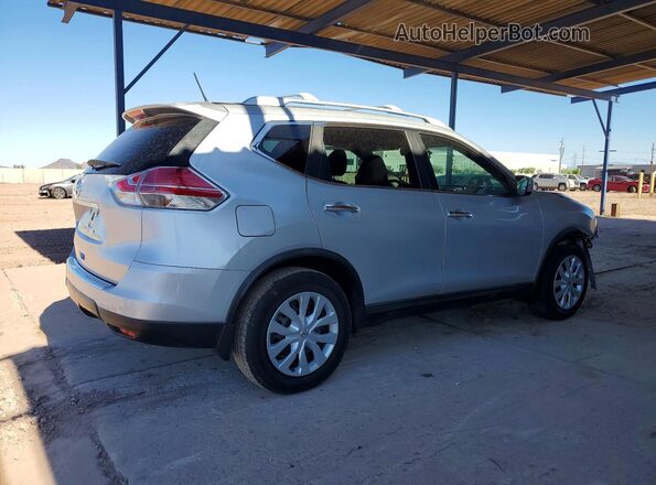 KNMAT2MT0GP672718 2016 NISSAN ROGUE Silver Trasero derecho