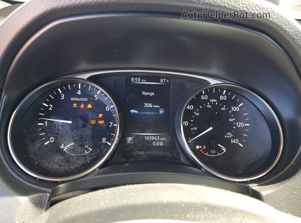 KNMAT2MT0GP672718 2016 NISSAN ROGUE Silver Vista del cuadro de instrumentos