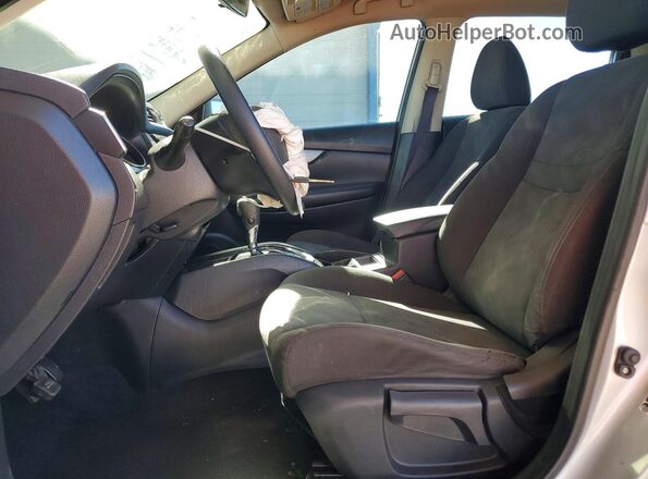 KNMAT2MT0GP672718 2016 NISSAN ROGUE Silver Vista interior delantera