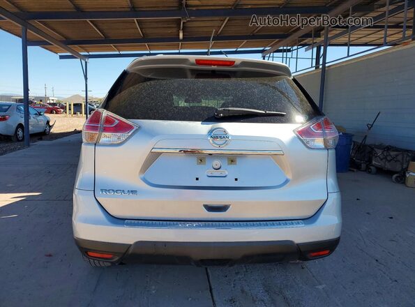 KNMAT2MT0GP672718 2016 NISSAN ROGUE Silver Vista trasera