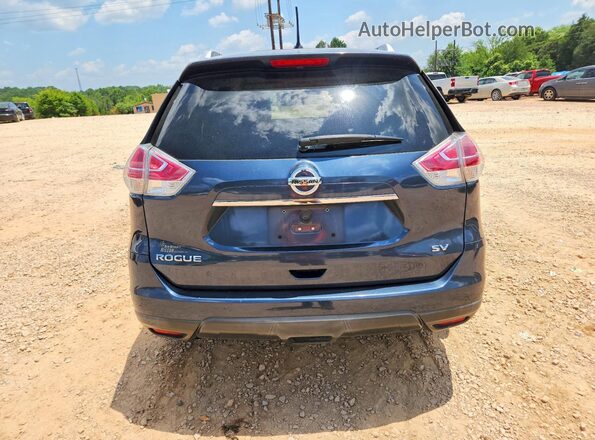 KNMAT2MT0GP684707 2016 NISSAN ROGUE Blue Vista trasera