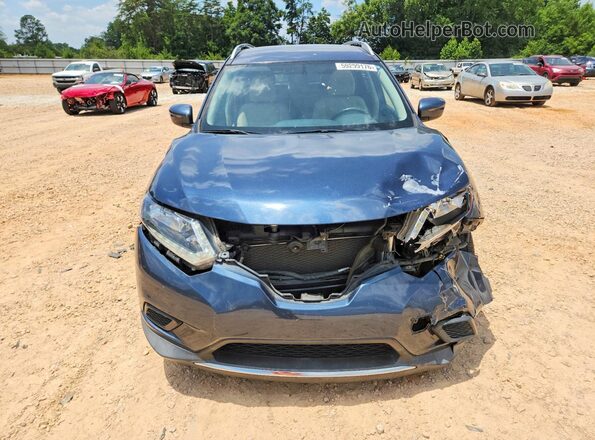 KNMAT2MT0GP684707 2016 NISSAN ROGUE Blue Vista frontal