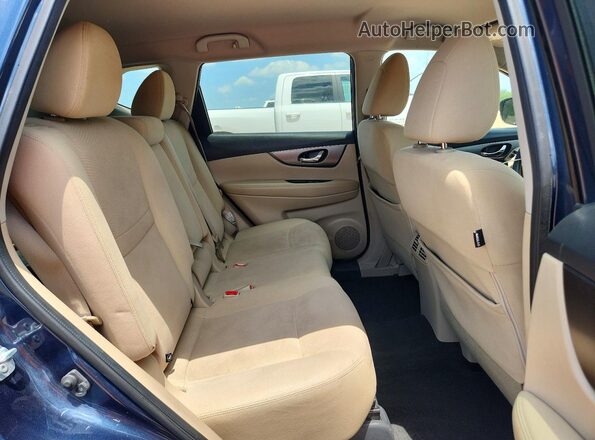 KNMAT2MT0GP684707 2016 NISSAN ROGUE Blue Vista interior trasera
