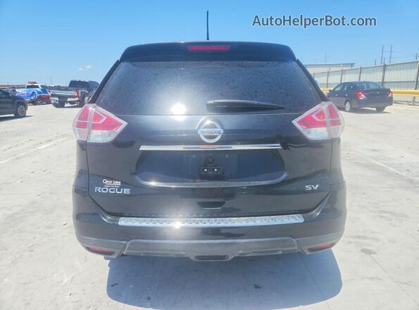 KNMAT2MT0GP691575 2016 NISSAN ROGUE Black Հետևի տեսք