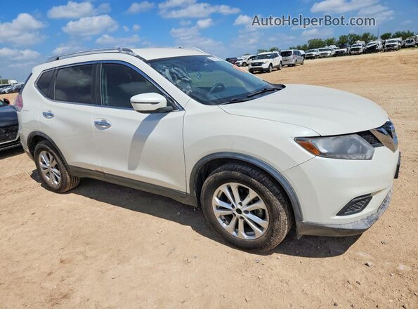 KNMAT2MT0GP718502 2016 NISSAN ROGUE White Delantero derecho