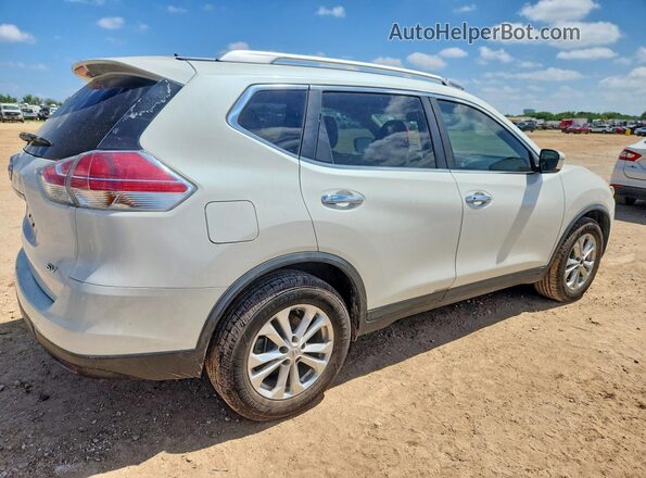 KNMAT2MT0GP718502 2016 NISSAN ROGUE White Trasero derecho