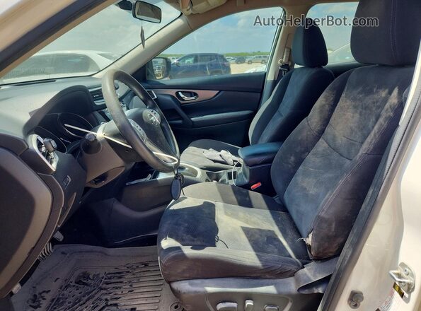 KNMAT2MT0GP718502 2016 NISSAN ROGUE White Vista interior delantera