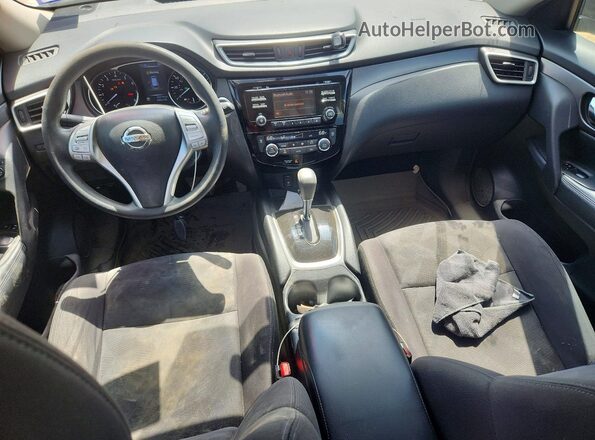 KNMAT2MT0GP718502 2016 NISSAN ROGUE White Vista del salpicadero