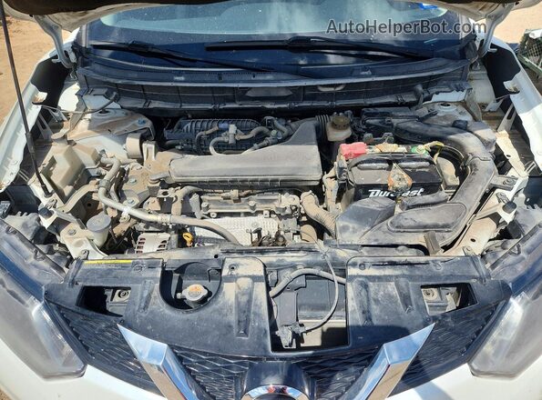 KNMAT2MT0GP718502 2016 NISSAN ROGUE White Vista interior trasera