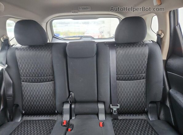 KNMAT2MT0HP501968 2017 NISSAN ROGUE Charcoal Հետևի նստատեղերի տեսք