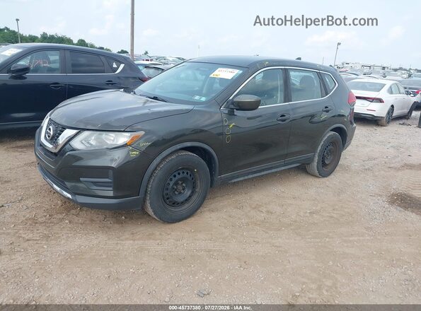 KNMAT2MT0HP515806 2017 NISSAN ROGUE Black Передня ліва чверть