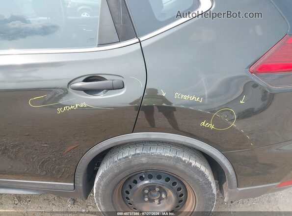 KNMAT2MT0HP515806 2017 NISSAN ROGUE Black Вид спереду