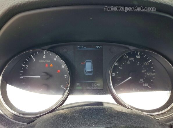 KNMAT2MT0HP526563 2017 NISSAN ROGUE Серый Вид щитка приборов