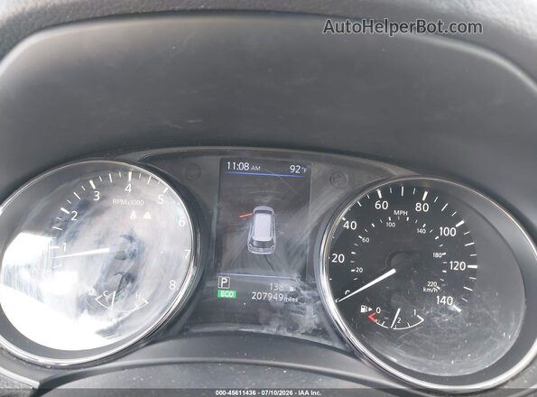 KNMAT2MT0JP503080 2018 NISSAN ROGUE Gray Հետևի նստատեղերի տեսք