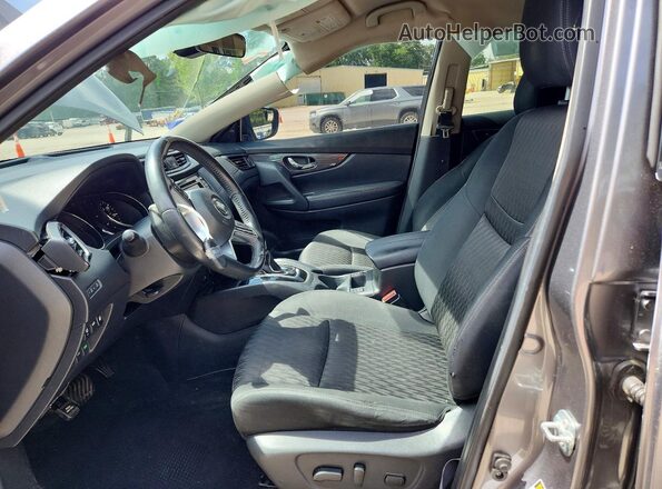 KNMAT2MT0KP502013 2019 NISSAN ROGUE Серый Вид салона спереди