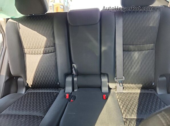 KNMAT2MT0KP540292 2019 NISSAN ROGUE Black Հետևի նստատեղերի տեսք