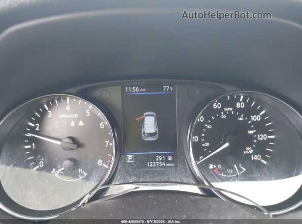 KNMAT2MT0LP527737 2020 NISSAN ROGUE Silver Widok tylnych siedzeń