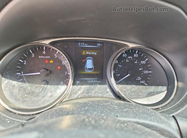 KNMAT2MT1GP602726 2016 NISSAN ROGUE Black Սարքավորումների վահանակի տեսք