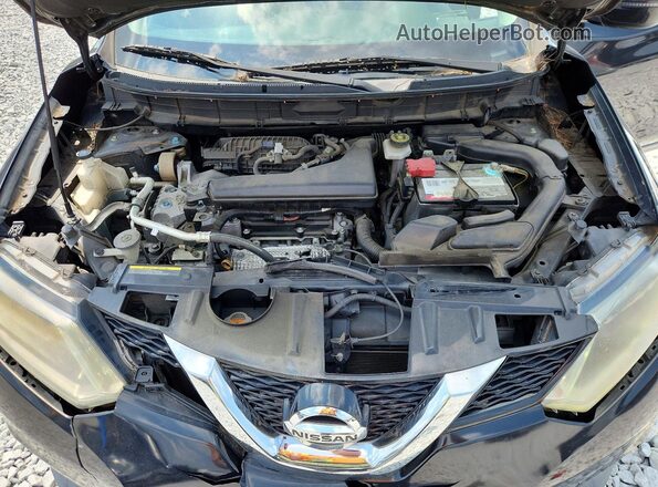 KNMAT2MT1GP602726 2016 NISSAN ROGUE Black Սալոնի հետևի տեսք