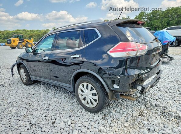 KNMAT2MT1GP602726 2016 NISSAN ROGUE Black Հետևի ձախ