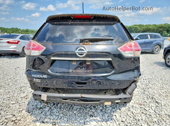 KNMAT2MT1GP602726 2016 NISSAN ROGUE Black Հետևի տեսք