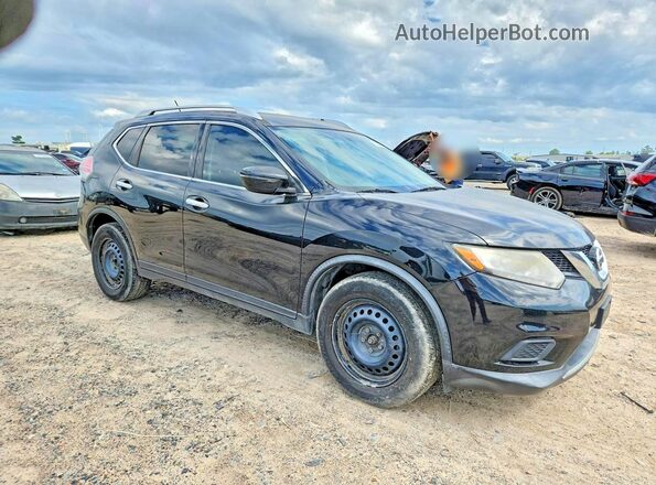 KNMAT2MT1GP608980 2016 NISSAN ROGUE Черный Передняя правая четверть
