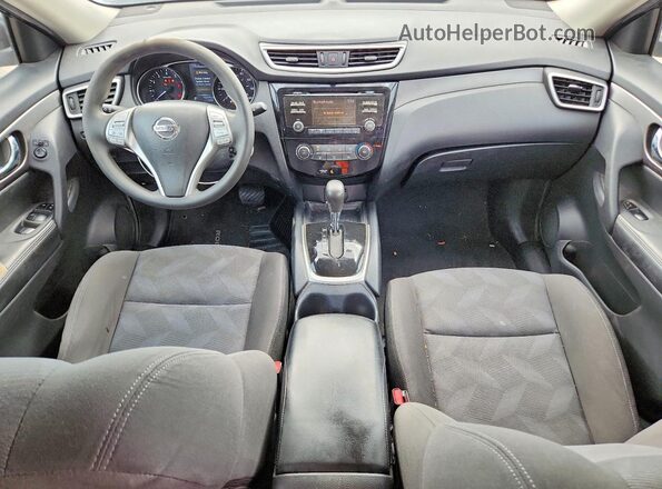 KNMAT2MT1GP608980 2016 NISSAN ROGUE Черный Вид панели приборов