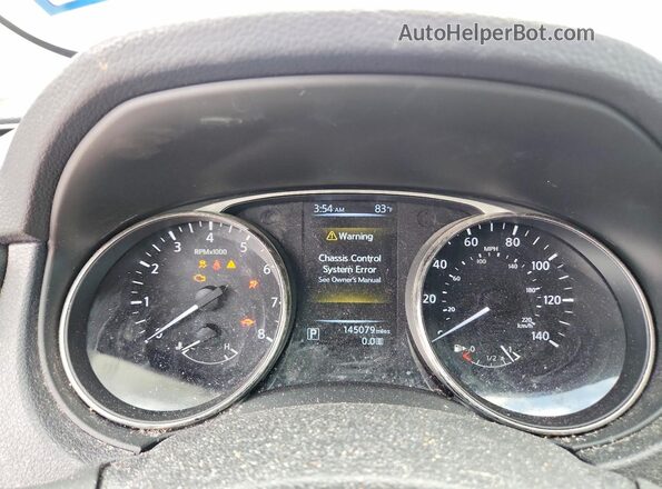 KNMAT2MT1GP608980 2016 NISSAN ROGUE Черный Вид щитка приборов