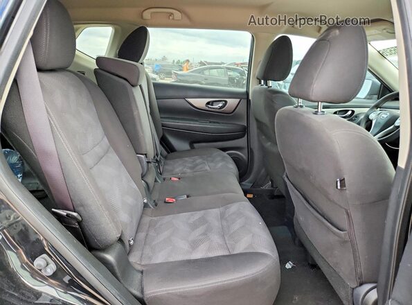 KNMAT2MT1GP608980 2016 NISSAN ROGUE Черный Вид задних сидений