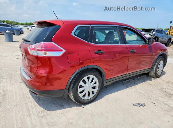 KNMAT2MT1GP613869 2016 NISSAN ROGUE Red Հետևի աջ