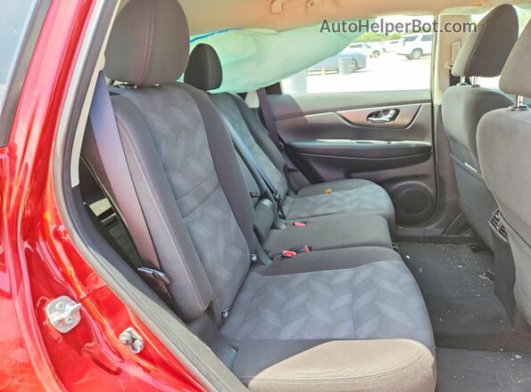 KNMAT2MT1GP613869 2016 NISSAN ROGUE Red Սալոնի հետևի տեսք