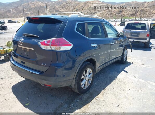 KNMAT2MT1GP624726 2016 NISSAN ROGUE Blue Rear right