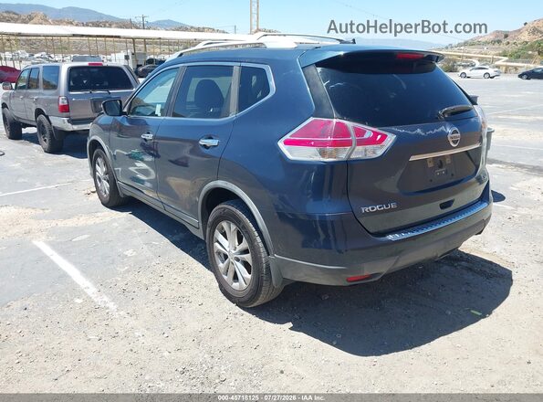 KNMAT2MT1GP624726 2016 NISSAN ROGUE Blue Rear left