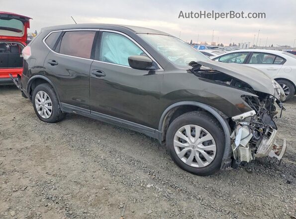 KNMAT2MT1GP635872 2016 NISSAN ROGUE Black წინა მარჯვენა