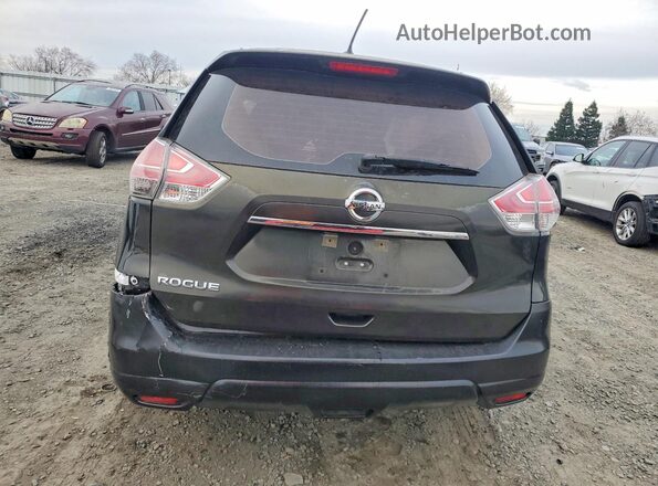 KNMAT2MT1GP635872 2016 NISSAN ROGUE Black უკანა ხედი