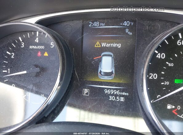 KNMAT2MT1GP636360 2016 NISSAN ROGUE Белый Вид задних сидений