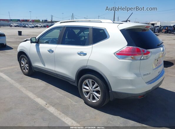 KNMAT2MT1GP636360 2016 NISSAN ROGUE Белый Задняя левая четверть