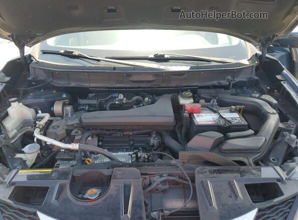 KNMAT2MT1GP656222 2016 NISSAN ROGUE Gray Widok komory silnika