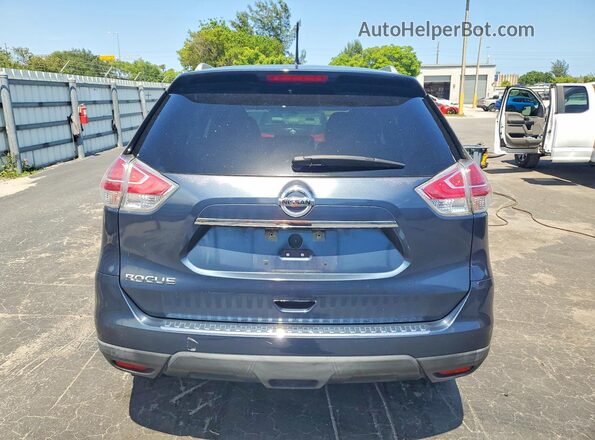 KNMAT2MT1GP656222 2016 NISSAN ROGUE Gray Widok z tyłu