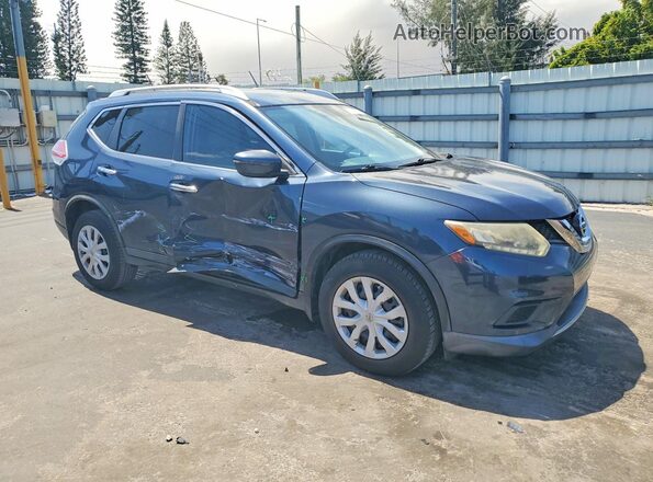 KNMAT2MT1GP656222 2016 NISSAN ROGUE Gray Przód prawy