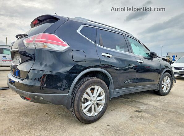 KNMAT2MT1GP669312 2016 NISSAN ROGUE Black Rear right