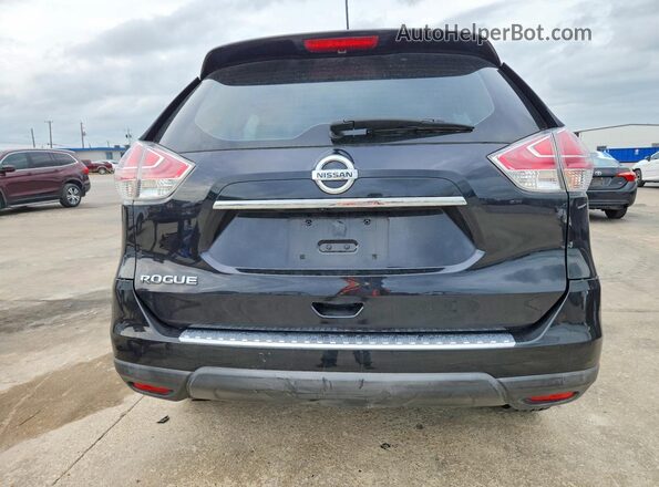 KNMAT2MT1GP669312 2016 NISSAN ROGUE Black Rear view