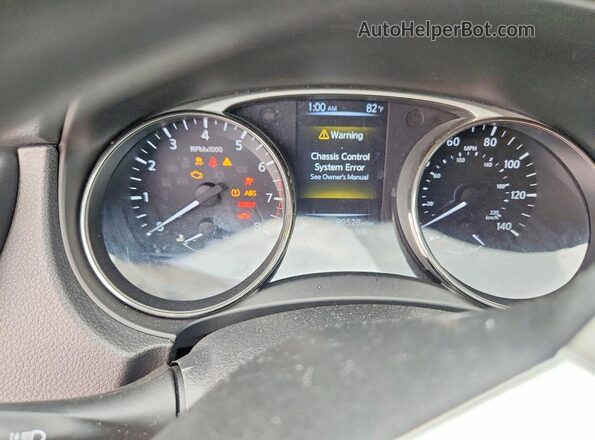 KNMAT2MT1GP669312 2016 NISSAN ROGUE Black Instrument cluster view