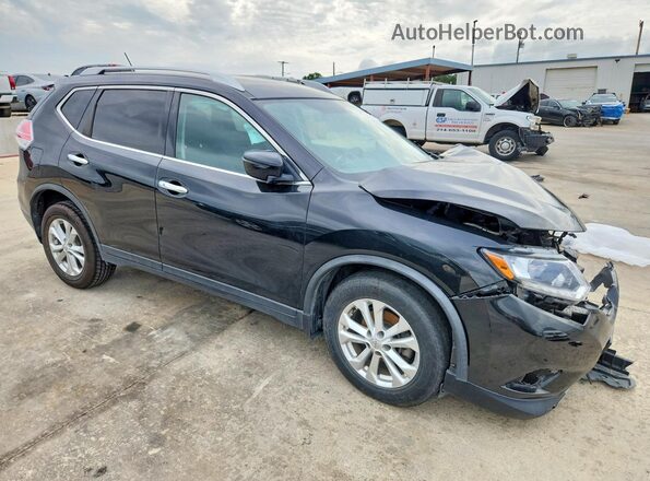 KNMAT2MT1GP669312 2016 NISSAN ROGUE Black Front right
