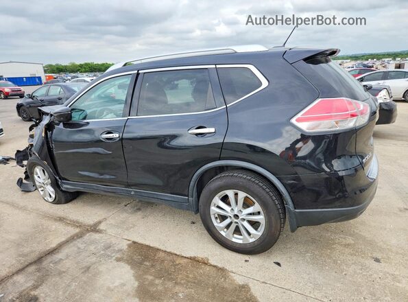 KNMAT2MT1GP669312 2016 NISSAN ROGUE Black Rear left
