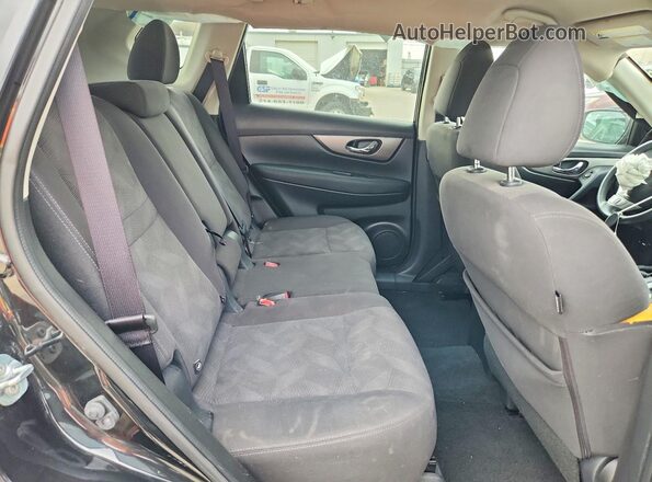 KNMAT2MT1GP669312 2016 NISSAN ROGUE Black Rear interior view