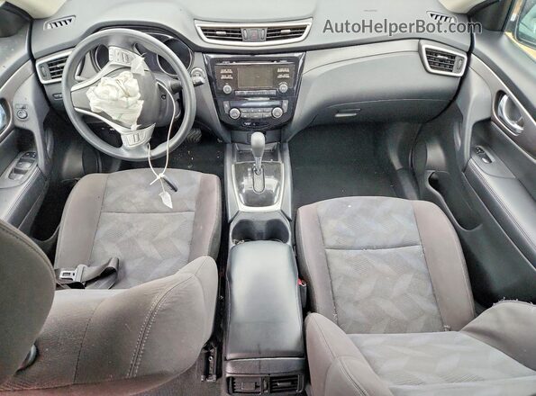 KNMAT2MT1GP669312 2016 NISSAN ROGUE Black Dashboard view