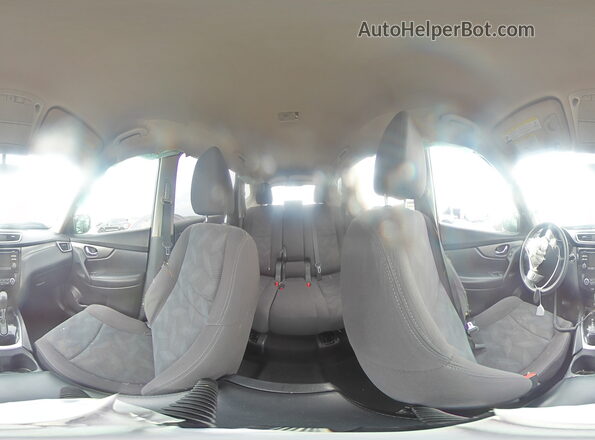 KNMAT2MT1GP669312 2016 NISSAN ROGUE Black 360 interior view
